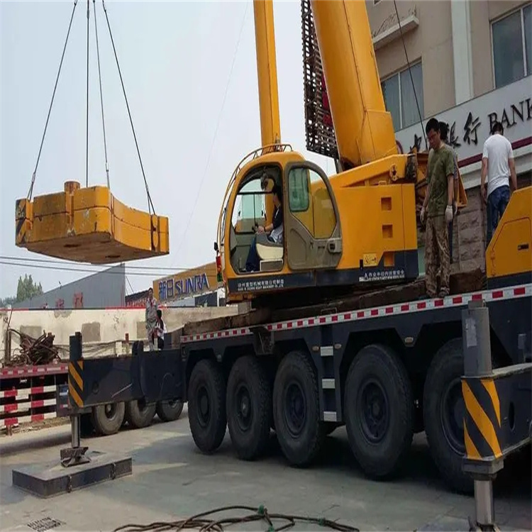 本号镇当地吊车出租|机器吊装|75吨|工厂搬迁服务